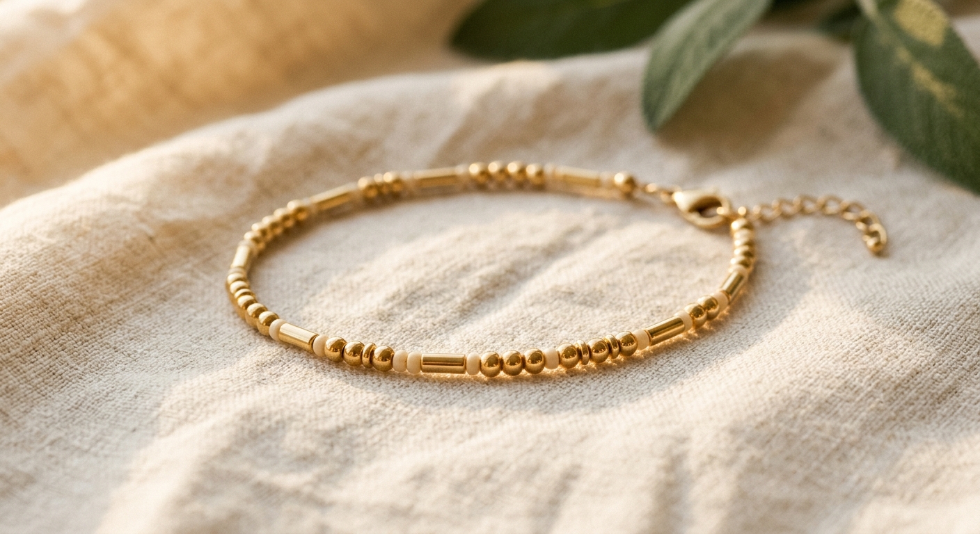 The 'Soul Sister' Bracelet — handmade Morse code bracelet spelling "- .... . / ... --- ..- .-.. / ... .. ... - . .-. / -... .-. .- -.-. . .-.. . -" · Whispering Wristwear